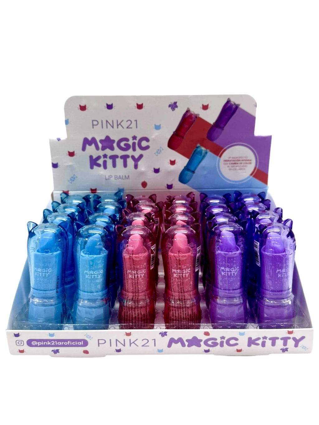 Balsamo labial Magic Kitty Pink21